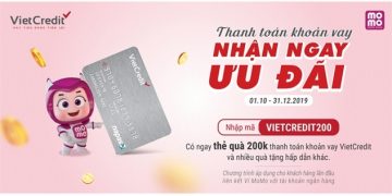 VietCredit tri ân khách hàng với bộ quà thanh toán MoMo và nhiều ưu đãi hấp dẫn