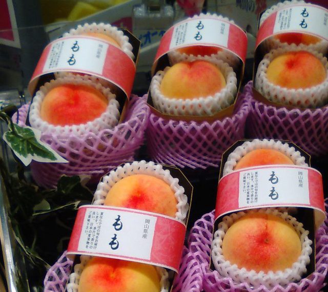 Bên trong vườn đào tiên Nhật Bản giá gần một triệu đồng/cặp