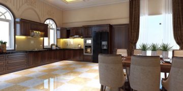 Nhà 1 trệt 1 lầu phong cách cổ điển đẹp sang trọng