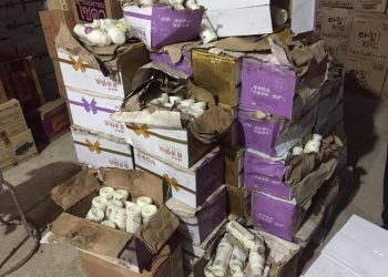 Thu giữ hơn 10.000 chai sữa chua không rõ nguồn gốc tại Hà Nội