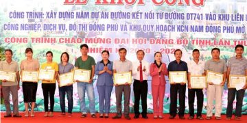 Bình Phước khởi công 5 dự án đường kết nối vào các khu công nghiệp