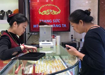 Giá vàng tăng mạnh lên mức 56,5 triệu đồng/lượng