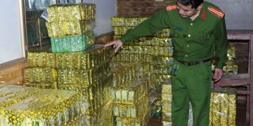 Phát hiện cơ sở làm giả trà xanh Tân Cương-Thái Nguyên ở Hà Tĩnh