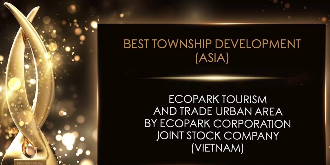 Ecopark được vinh danh khu đô thị tốt nhất châu Á