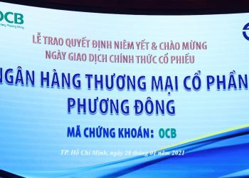 OCB CHÍNH THỨC NIÊM YẾT TRÊN SÀN HoSE