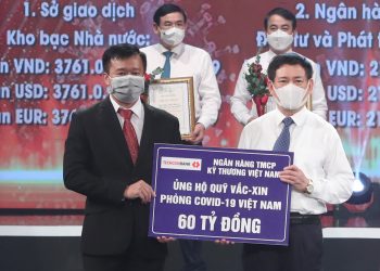 TECHCOMBANK TIẾP TỤC ỦNG HỘ 60 TỶ ĐỒNG CHO QUỸ VACXIN PHÒNG CHỐNG COVID 19