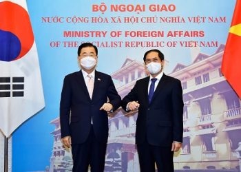 Bộ trưởng Ngoại giao Bùi Thành Sơn hội đàm với Bộ trưởng Ngoại giao Hàn Quốc