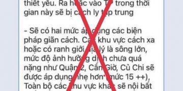 Bác bỏ tin lan truyền “lock TPHCM trong 10-15 ngày”