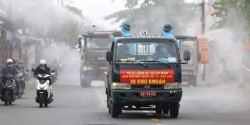 Phun khử khuẩn TP Thủ Đức, bắt đầu 7 ngày khử khuẩn toàn bộ TP.HCM