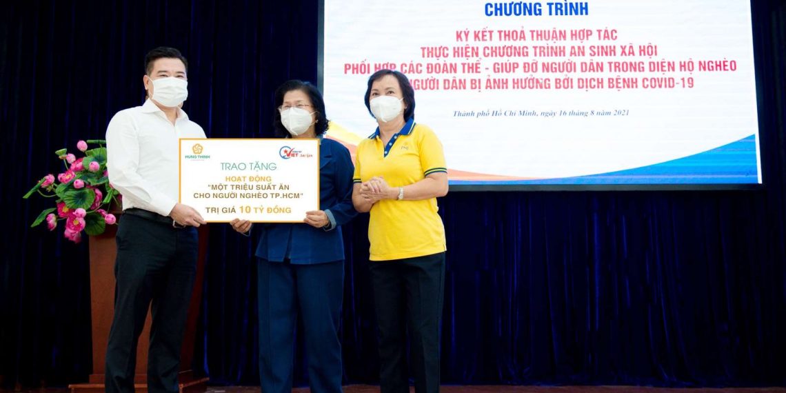 TẬP ĐOÀN HƯNG THỊNH TIẾP TỤC GÓP 10 TỶ ĐỒNG HỖ TRỢ TRIỆU SUẤT ĂN CHO NGƯỜI NGHÈO