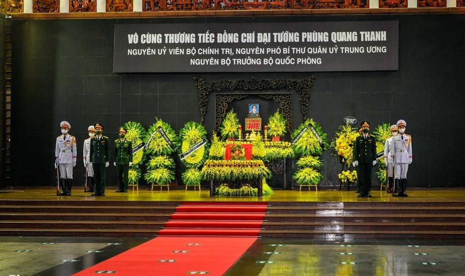 Lễ viếng, truy điệu đại tướng Phùng Quang Thanh