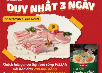 Vissan – Chương Trình Khuyến Mãi “Mua Thịt Tươi Ngon – Nhận Ngay Quà Tặng”