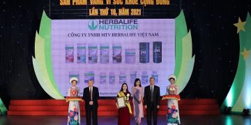 Herbalife Việt Nam Nhận Giải Thưởng “Sản Phẩm Vàng Vì Sức Khỏe Cộng Đồng” trong nhiều năm liên tiếp