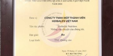 Herbalife Việt Nam nhận giải thưởng quảng cáo sáng tạo 2021