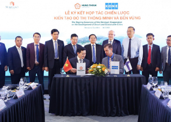 TẬP ĐOÀN HƯNG THỊNH HỢP TÁC CHIẾN LƯỢC VỚI KONE VIỆT NAM KIẾN TẠO ĐÔ THỊ THÔNG MINH VÀ BỀN VỮNG