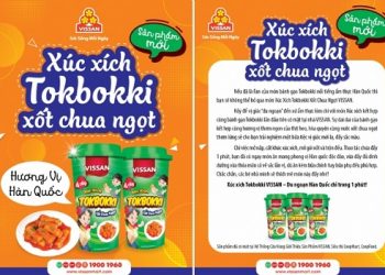 Công Ty Cổ Phần Việt Nam Kỹ Nghệ Súc Sản (VISSAN) chính thức ra mắt sản phẩm Xúc Xích Tokbokki Xốt Chua Ngọt