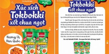 Công Ty Cổ Phần Việt Nam Kỹ Nghệ Súc Sản (VISSAN) chính thức ra mắt sản phẩm Xúc Xích Tokbokki Xốt Chua Ngọt