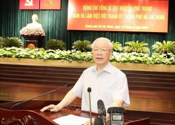 Tổng Bí thư Nguyễn Phú Trọng: TPHCM phát huy hơn nữa vai trò đầu tàu, động lực phát triển vùng Đông Nam Bộ và cả nước