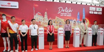 Hơn 12.000 vận động viên tham gia Giải chạy Marathon Quốc tế TPHCM Techcombank