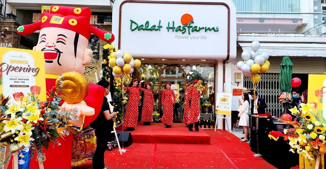 Dalat Hasfarm tưng bừng khai trương cửa hàng tại TP Hồ Chí Minh và Hà Nội