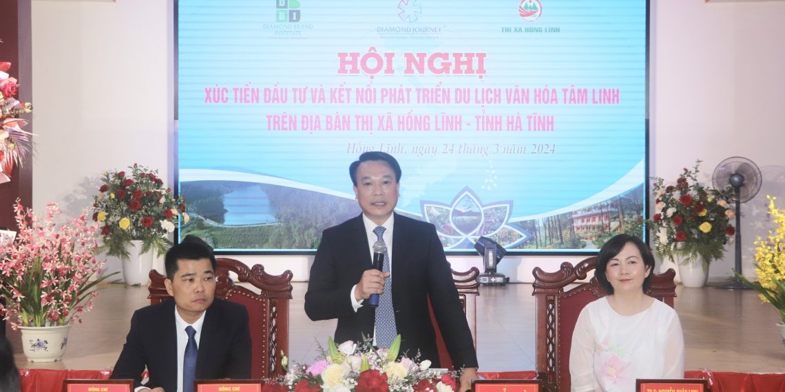 Hội nghị Xúc tiến đầu tư du lịch văn hóa tâm linh năm 2024 trên địa bàn thị xã Hồng Lĩnh