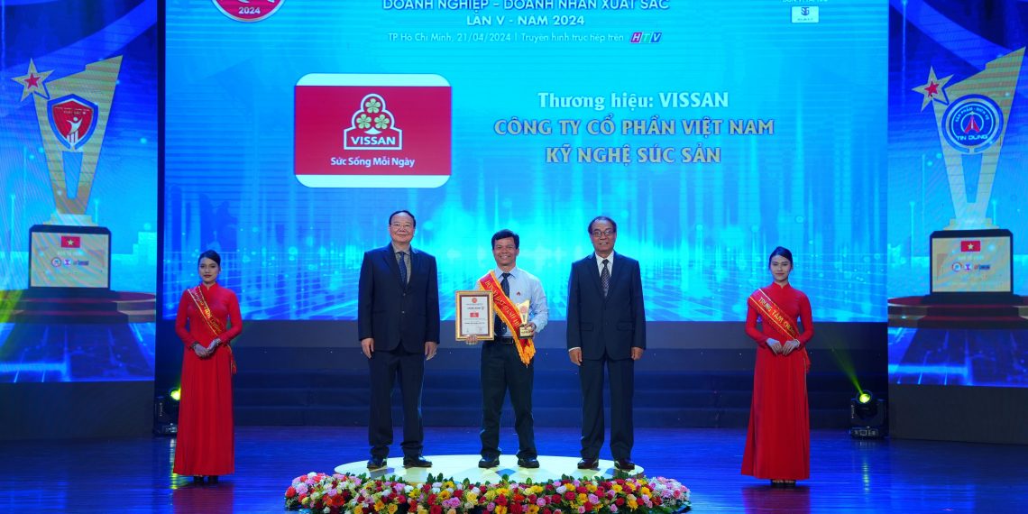 Công Ty Cổ Phần Việt Nam Kỹ Nghệ Súc Sản VISSAN Đạt Danh HiệuTop 10 Thương Hiệu Mạnh Quốc Gia năm 2024