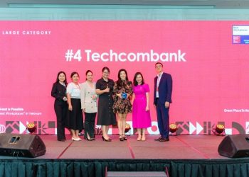 Techcombank được vinh danh nơi làm việc tốt nhất Việt Nam 2024
