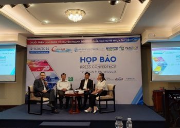 350 đơn vị tham gia triển lãm quốc tế ngành sơn, giấy, cao su và nhựa