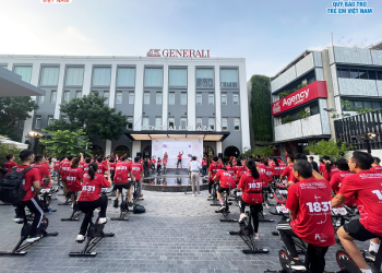 Generali Việt Nam hưởng ứng Thử thách toàn cầu 2024 với hành trình “1831 km xuyên Việt, gây quỹ cho em”