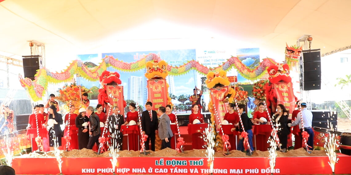 Tập Đoàn Hoàng Anh Gia Lai: Lễ động thổ Dự án Khu phức hợp nhà ở cao tầng và thương mại Phù Đổng