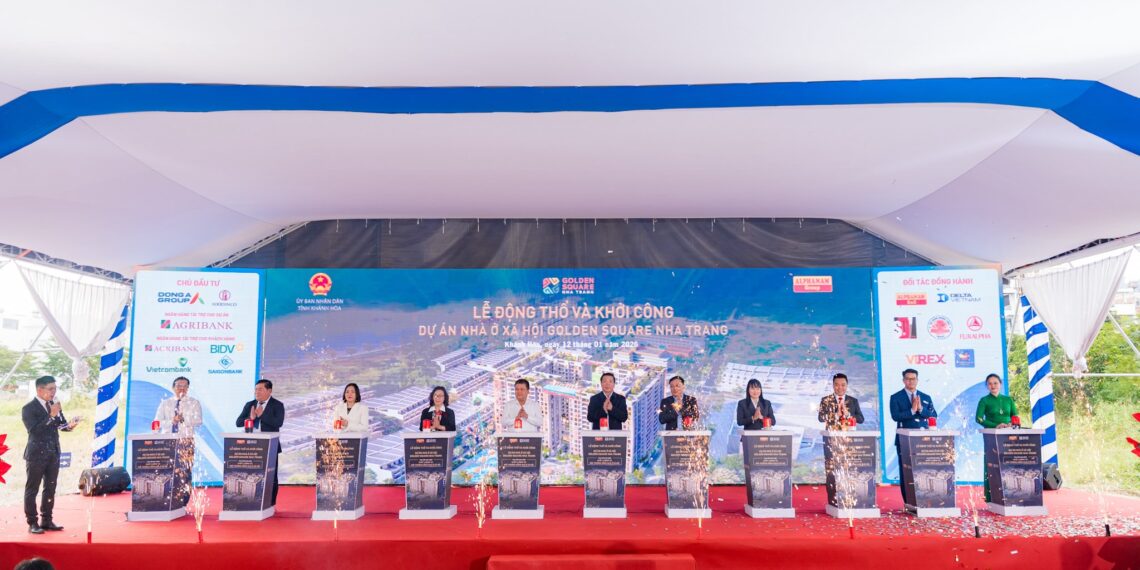 LỄ ĐỘNG THỔ VÀ KHỞI CÔNG DỰ ÁN NHÀ Ở XÃ HỘI GOLDEN SQUARE NHA TRANG
