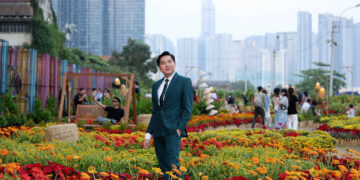 BTV TUẤN DUY – LƯU LẠI KHOẢNH KHẮC ĐẦU XUÂN TẠI VƯỜN HOA TẾT SAIGON MARINA IFC