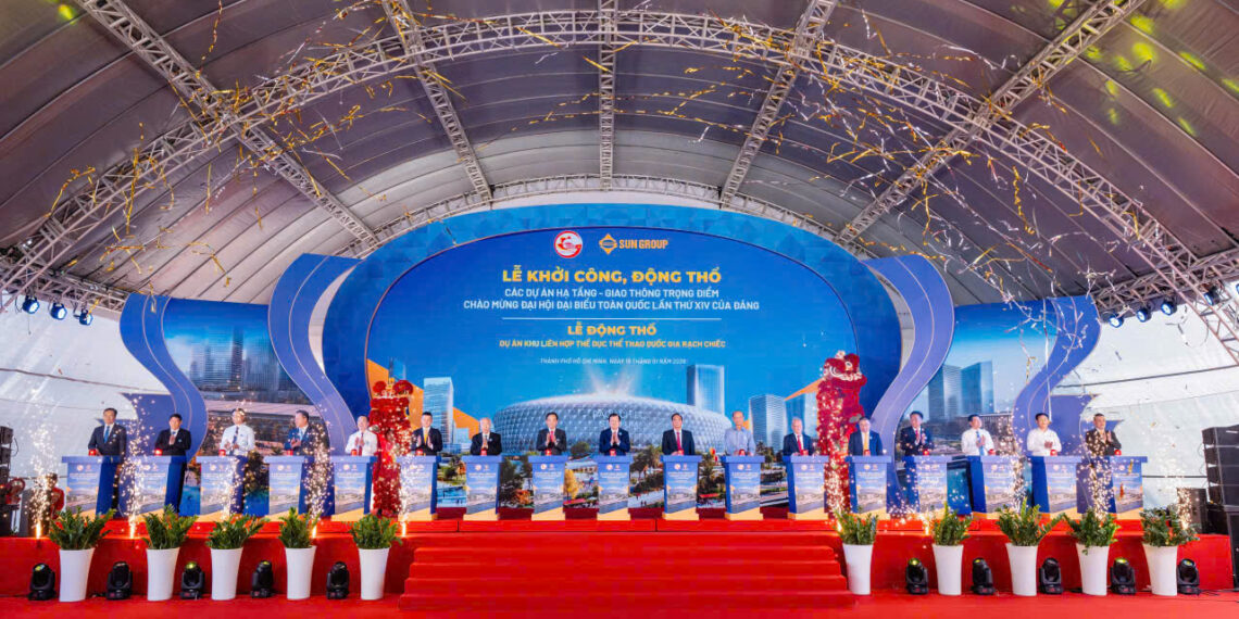 Động thổ khu liên hợp Rạch Chiếc với sân vận động 75.000 chỗ