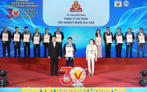 Vissan 30 năm liên tiếp đạt danh hiệu Hàng Việt Nam chất lượng cao